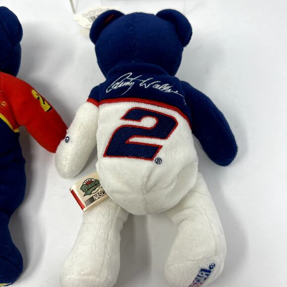 Lot of 2 Bears Nascar Bear JEFF GORDON 24 & Rusty Wallace 2, Plush Toy Kids - Picture 12 of 13
